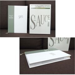 フランス料理技法 ソース＆スープ SAUCE ET POTAGE 全3巻 主婦の友社 ケース付き まとめて セット 西洋料理 料理本 料理雑誌 札幌市 清田区 平岡の画像