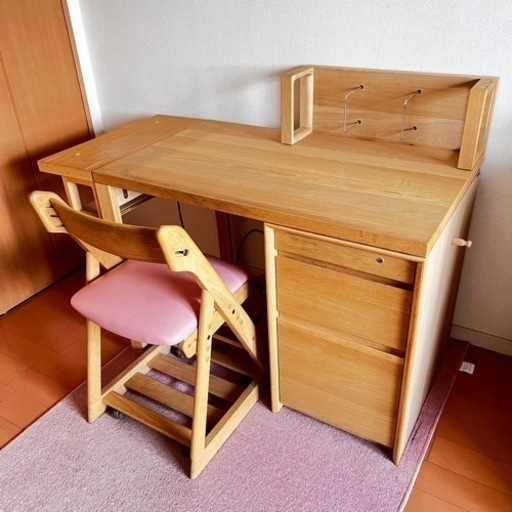 【学習机】カリモク家具　karimoku 学習デスク（スパイオキッズ） ピンク