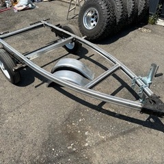 アルミ　軽ボートトレーラー　平トレーラー制作にどうぞの画像