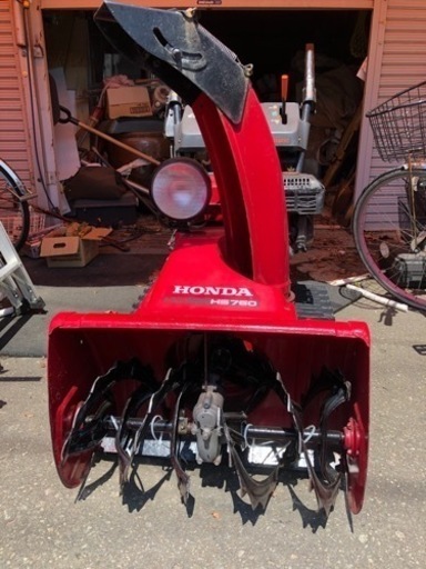 ホンダ 除雪機 HS760 始動確認済み セル始動 リコイル付き 電動シューター