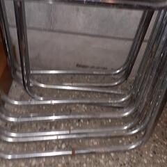 パイプ椅子　8脚の画像