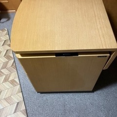 勉強机 付属引き出し 鍵付き カリモクの画像