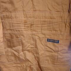 中古　つなぎ　　作業着　オレンジ　Lサイズの画像