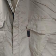 中古　　つなぎ　ベージュ　Lサイズの画像