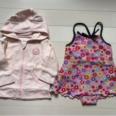 おまけ付き♪ 【7点】サイズ70 女の子用ロンパース 3枚セットの画像