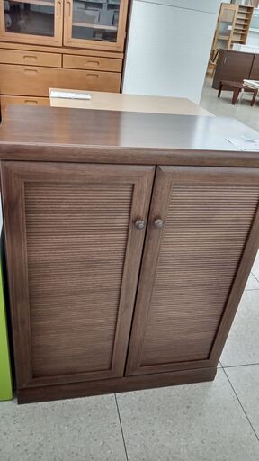 ★ジモティ割あり★  下駄箱 ダークブラウン H92×D37×W74.3 クリーニング済み TJ1064