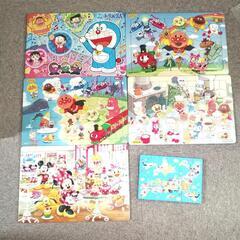 パズル　5枚まとめて　アンパンマン　ドラえもん　ミッキー　日本地図