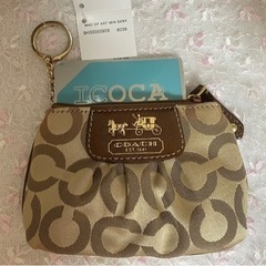 COACH キーリング付き  未使用品 コインケース＆カードケースの画像
