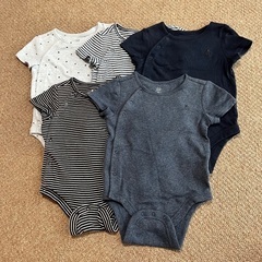 【まとめ売り】6〜12 baby gap ロンパース　前開き　5...