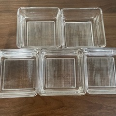 ガラス小鉢5枚セットの画像