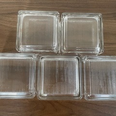 ガラス小鉢5枚セットの画像