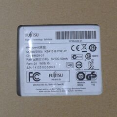 FUJITSU 未使用 PS/2キーボード KB410 G PS2 JPの画像