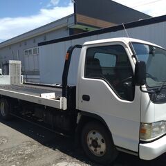 売約済みです。イスズ　エルフ　積載車　セーフティーローダー 30...
