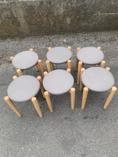 丸椅子　6脚セット　美品