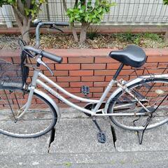 (chariyoshy出品)26インチママチャリ　シルバー