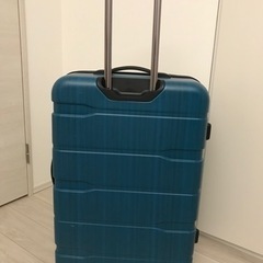 スーツケース　93L  カリビアンブルー　TSAロック付き