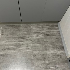フロアタイル　リメイク　コンクリート　大理石　グレーの画像