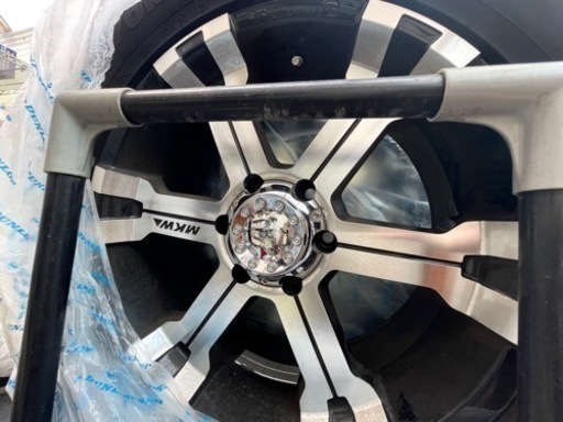 【MKW MK-36】20インチ 20in 8.5J +22　タイヤPARADA　spaceX４本　プラド サーフ FJクルーザー