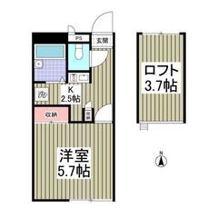 🌻入居費用12万円🌻】✨審査No.1✨ 🔥秩父鉄道「石原」駅 徒...