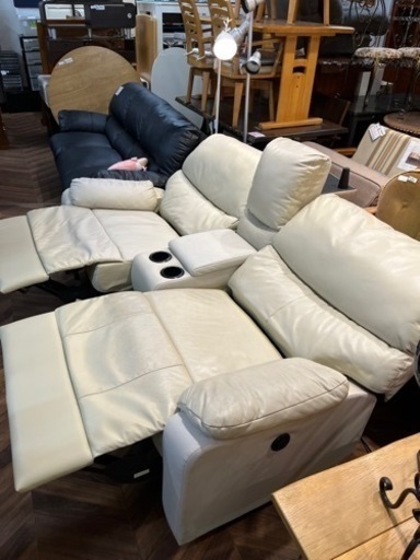 売約済み【BY REUSE 霧島国分新町店 出張買取•見積完全無料¥0】NITORI 手動/電動リクライニングソファ