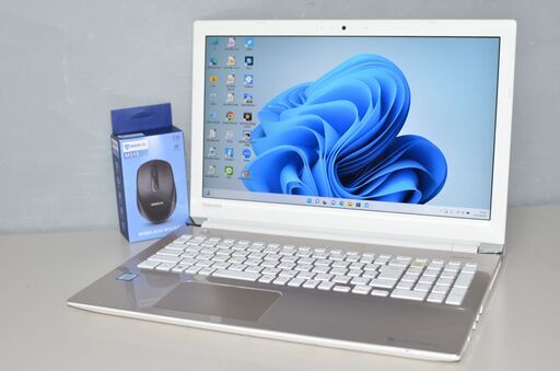 中古良品ノートパソコン Windows11+office 東芝 T65/DG core i7-7500U/メモリ8GB/爆速SSD512GB/15.6インチ/WEBカメラ/無線/DVDマルチ搭載