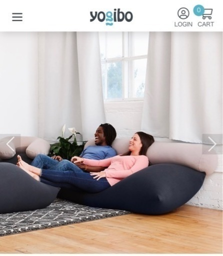 Yogibo ロールマックス　ベージュ