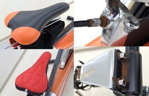 北海道 千歳市/恵庭市 動作品 FIGHTING LOAD/ファイティングロード レーサースピンバイクfr Speed Bike BC4620 オレンジ エアロバイク 現状扱い