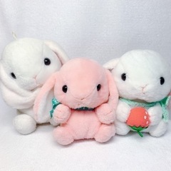 ぽてうさろっぴー ぬいぐるみ3体セット