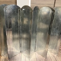 焚き火　ウインドスクリーンの画像