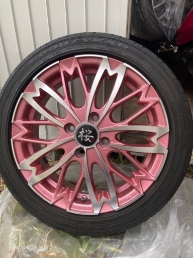 和道桜 ❤️SAKURA  タイヤ無しです❤️アルミホイール４本セット