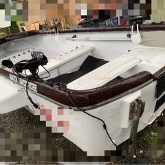 2馬力ボート　船外機セットの画像