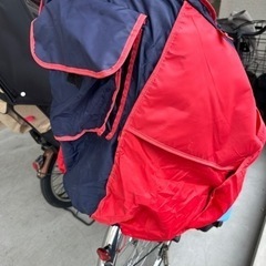 自転車チャイルドシートカバー　後ろ　無料