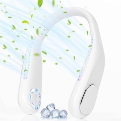 【新品未使用】首掛け扇風機 羽根なし 6000mAh大容量ネック...