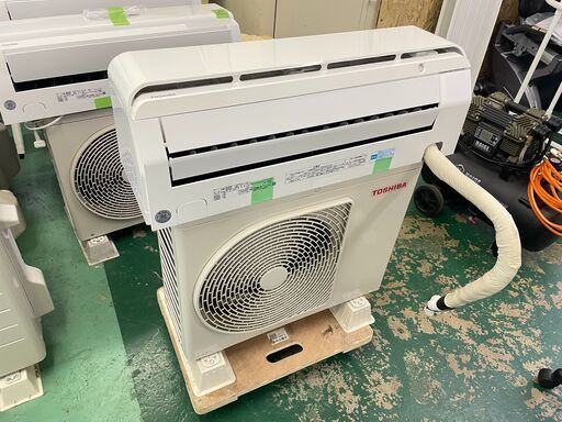 商談中★東芝★ ルームエアコン 2019年 RAS-E225RKS 2.2kw ～8畳 エアコン リモコン付 冷房 熱中症対策 生活家電 福島 郡山市 a