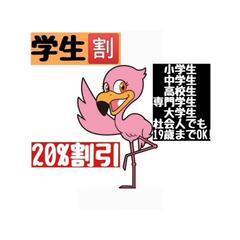 【学割U24】群馬県高崎市で学生整体・学生マッサージ！フラミンゴの休日 美容健康整体 隠れ家サロン - 高崎市
