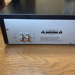 ダブルカセットデッキ　TEAC W-460cの画像