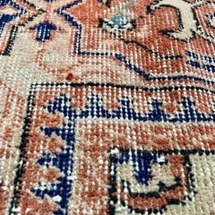 【半額SALE✴︎】86cmヴィンテージ トルコラグ　1970sの画像