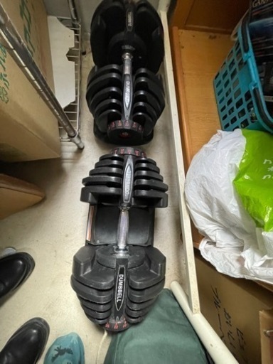 筋トレ　ダンベル40キロ可変式×2