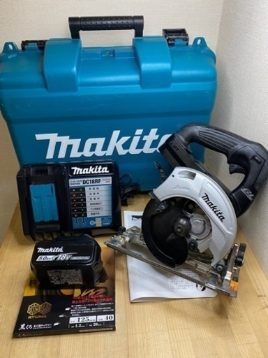 中古 マキタ　HS471D 18V 充電式マルノコ　セット
