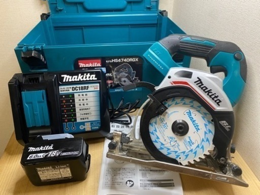 中古 マキタ　HS474D 18V マルノコ　セット