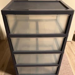 収納ケース　4段　中古の画像