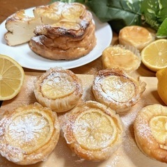 託児付き　お菓子教室　レモンチーズケーキの画像