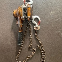 キトー　レバーブロック　0.8トン　中古　まだまだ使えますの画像