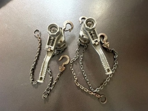 ガッチャ　レバーブロック　アルミ　東京ヒッパラー　　2台