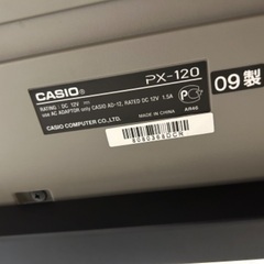 カシオ　PX-120 電子ピアノ キーボード CASIOの画像