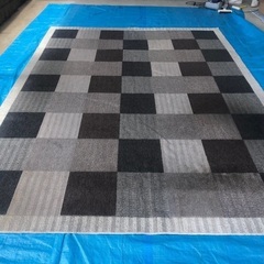 カーペット「トラッド」ブラック 約240×330cm