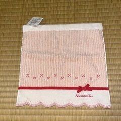 【新品】AfternoonTea タオルハンカチ ピンク アフタ...