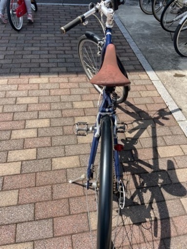 決まりました！クロスバイク　自転車　ネイビー　明日受け取り可能な方