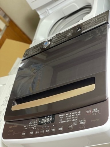 送料・設置込み　洗濯機　8kg Hisense 2021年