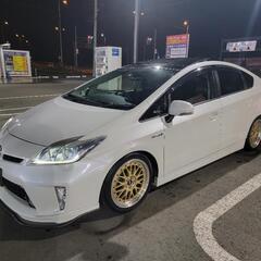 カスタム済 車検R7.7 やっぱり最強 トヨタ ZVW30 プリウス G 後期 希少サンルーフ付 低燃費カスタムカーの画像